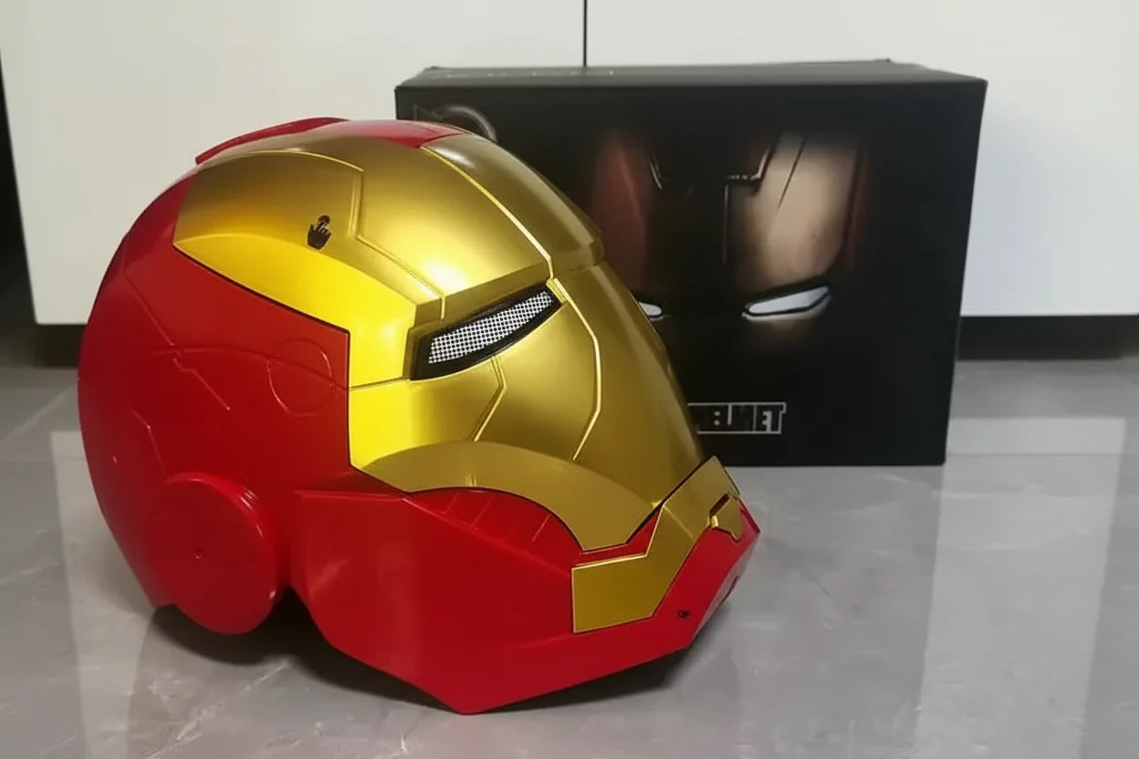 Iron Man Mark X Armor Helmet Light & Sound Voice Touch Sensor (Limited – OBSIDIAN TOYS