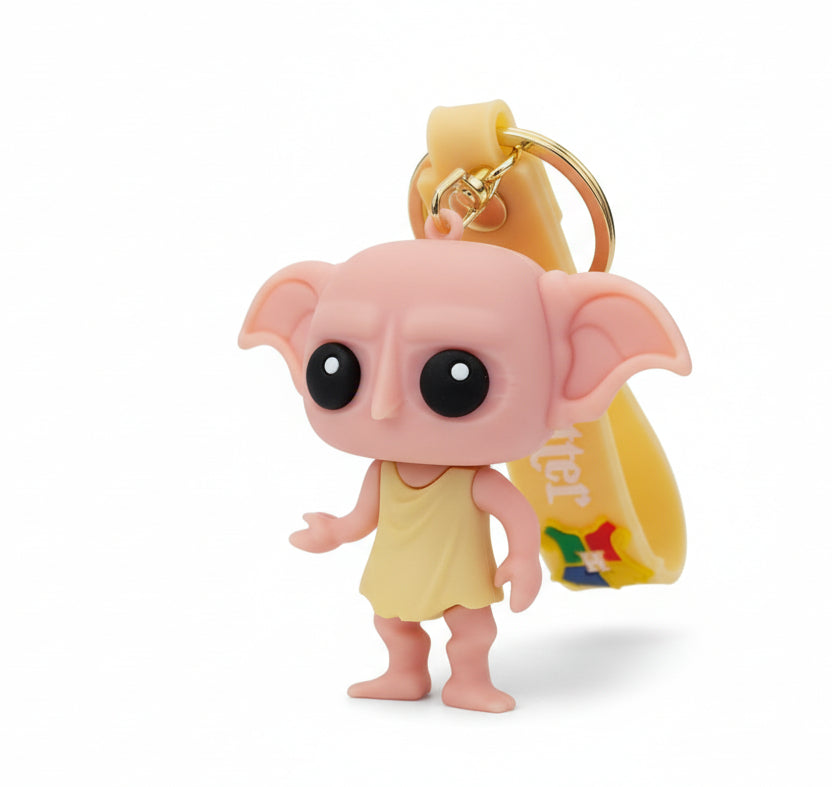 Harry Potter Dobby Keyring 3D Keychain Pack of 2