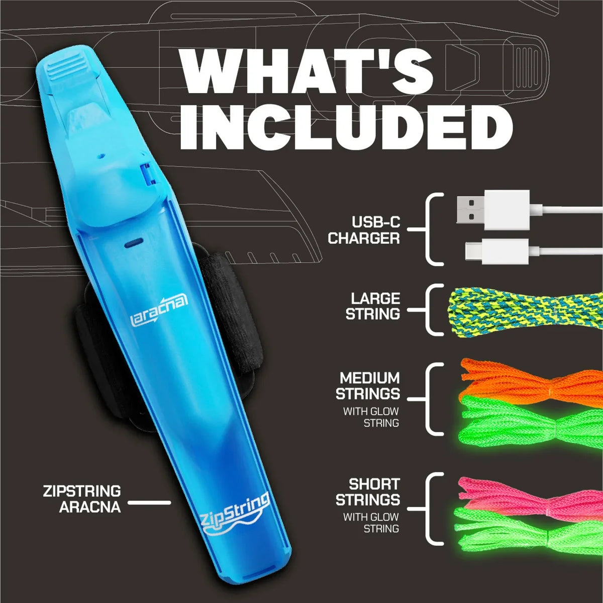 Spider Web String Shooter Toy – Limited Edition | Rechargeable Flying Web Launcher, Glow in the Dark Superhero Gadget