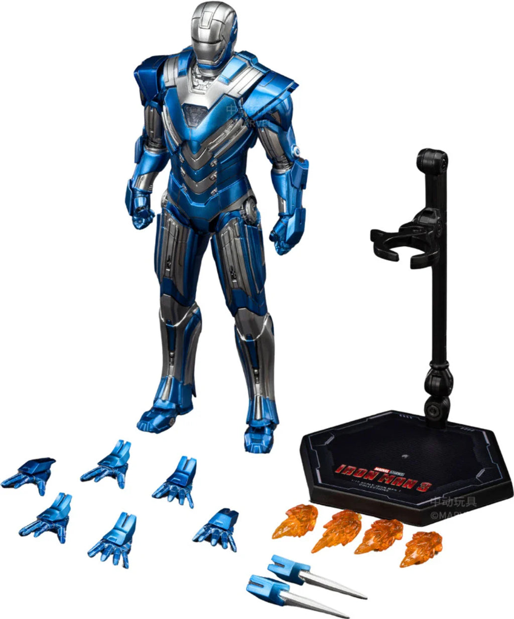 ZD Toys Iron Man MK30 Blue Steel Action Figure (Limited Edition)