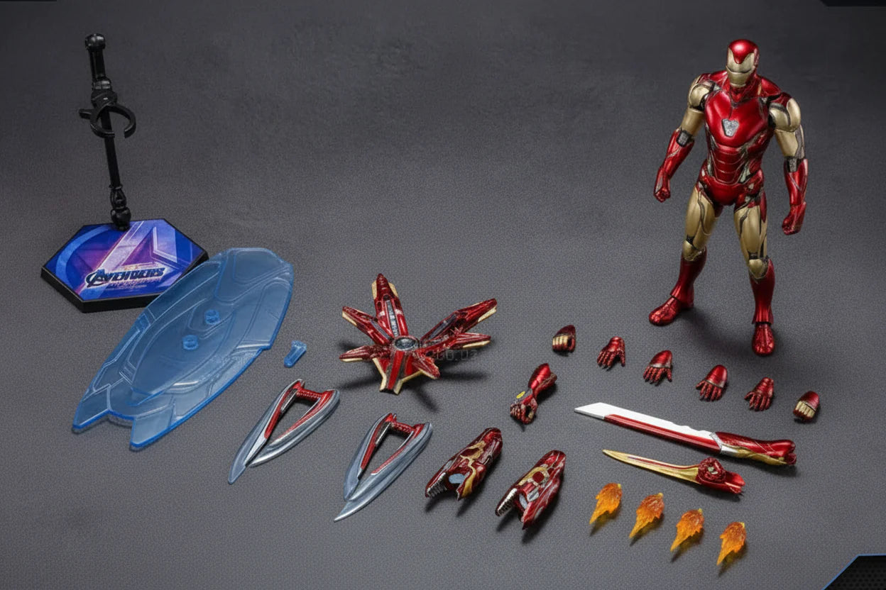 ZD Toys Avengers Endgame Iron Man Mark 85 Action Figure 2.0 Version (Limited Edition)