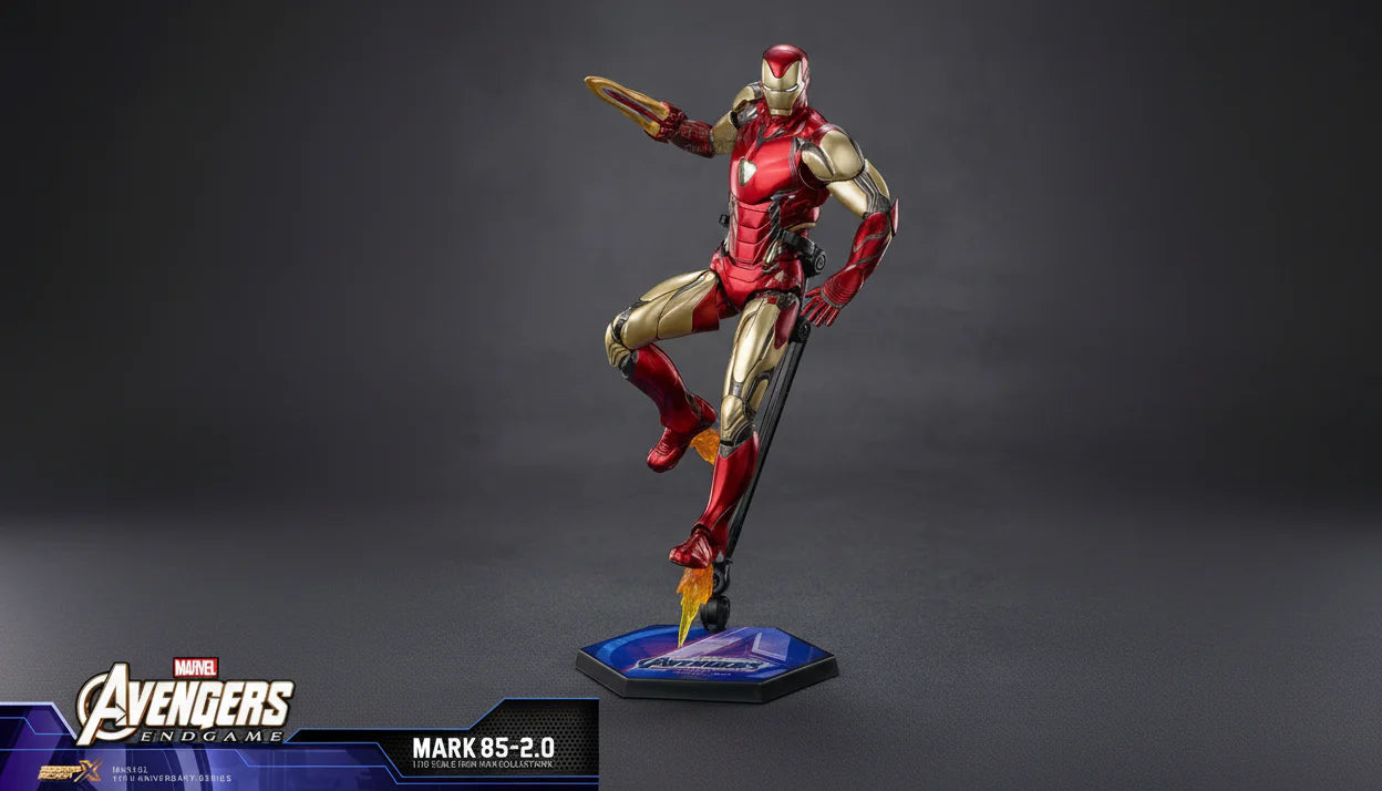 ZD Toys Avengers Endgame Iron Man Mark 85 Action Figure 2.0 Version (Limited Edition)