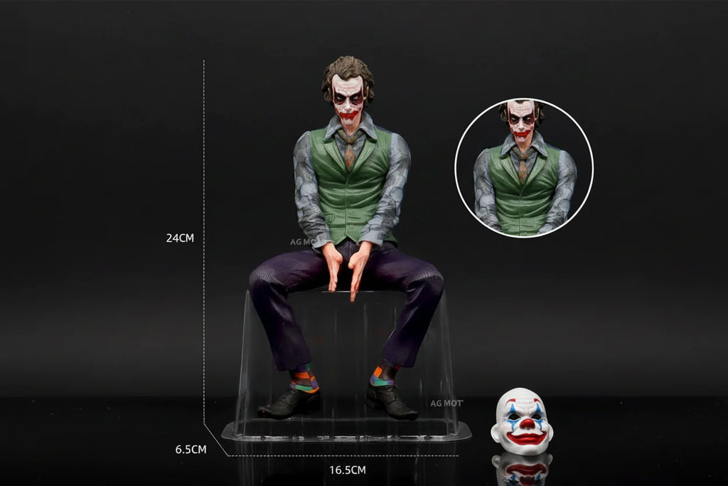 Joker The Dark Knight Sitting Action Figure 23cm