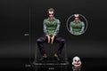 Joker The Dark Knight Sitting Action Figure 23cm
