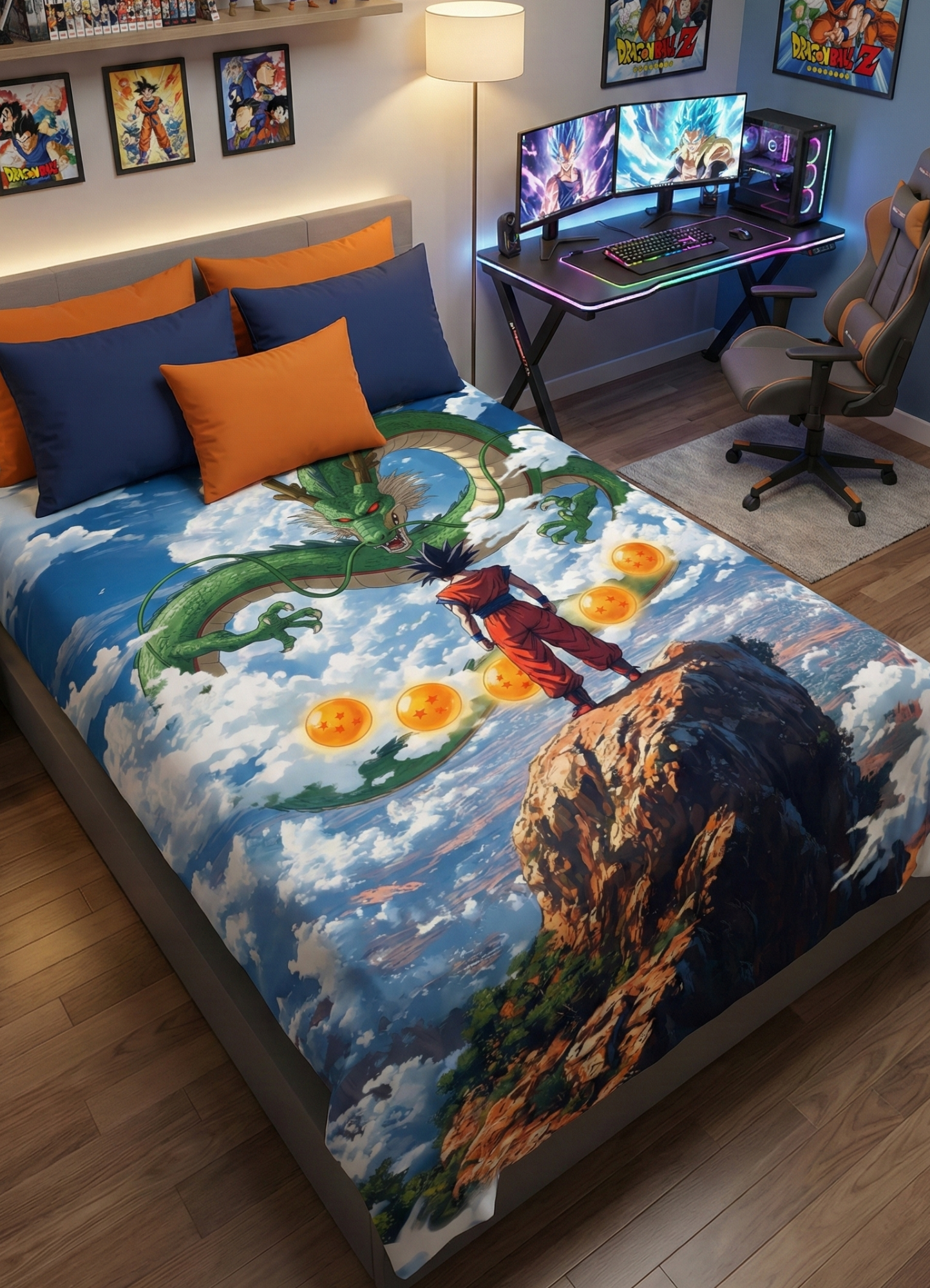 Son Goku Summoning Shenron – Dragon Ball Z Wall Tapestry