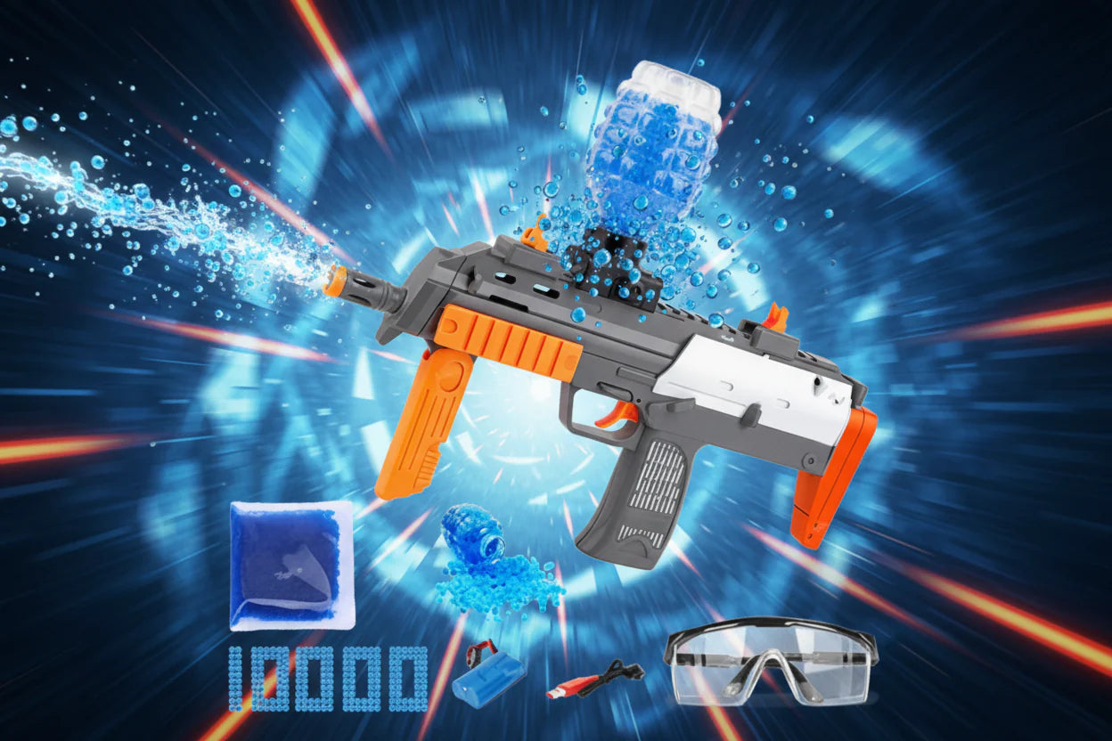 Water Blaster Gun & Small Balls Foam Blaster for Outdoor Activities for Adult Airsoft Gun Automatic