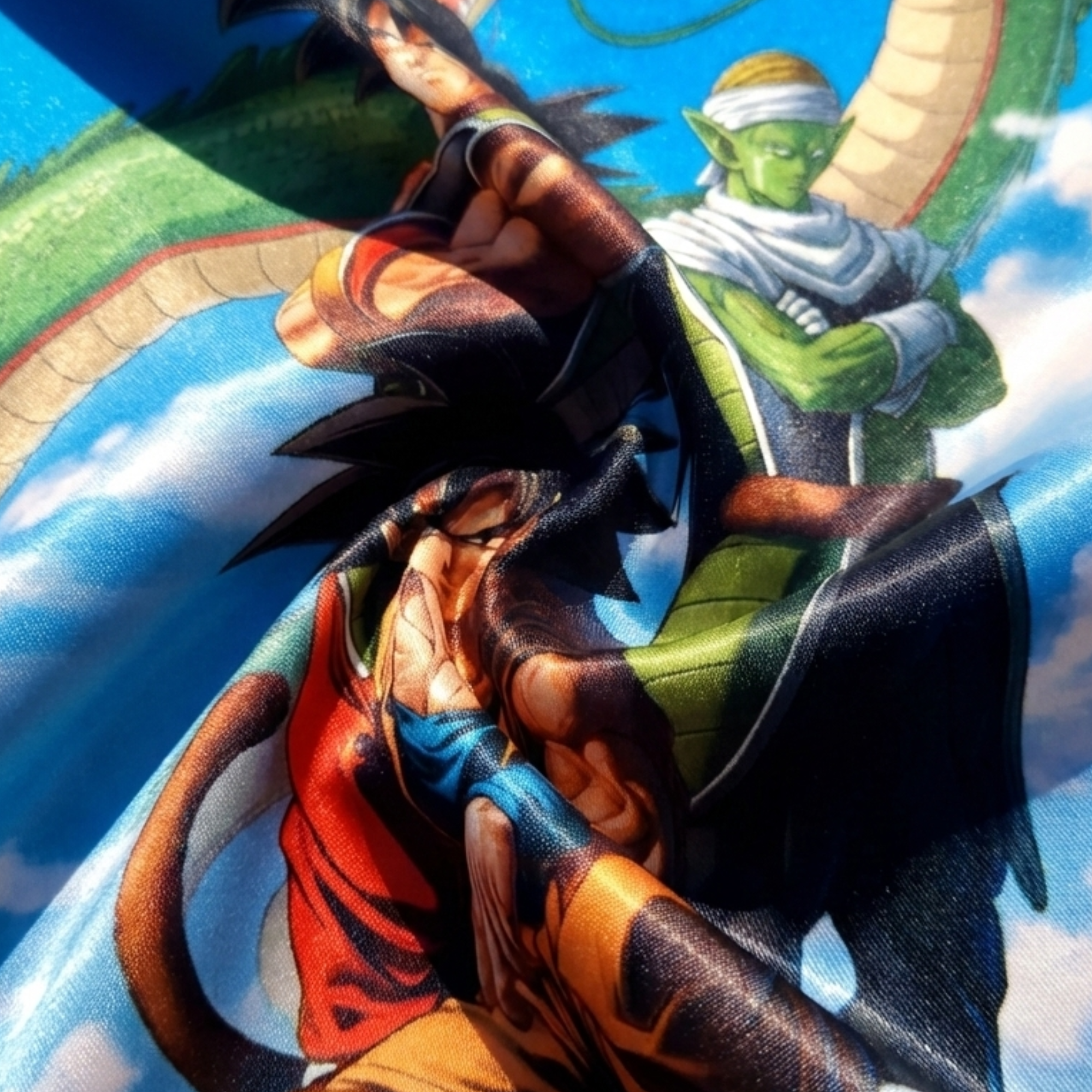 Dragon Ball Z Goku & Shenron Wish Scene – Anime Tapestry