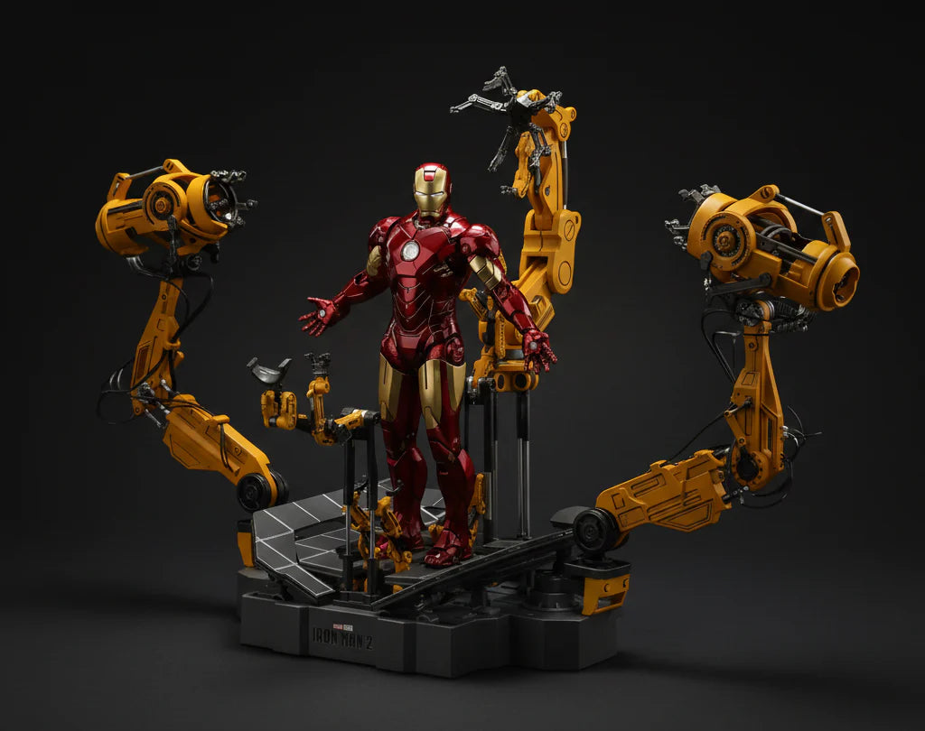 ZD Toys Iron Man MK4 Suit Up Gantry Action Figure - Limited Edition