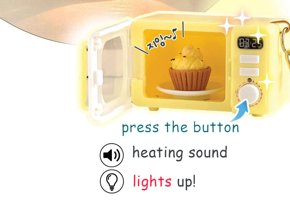 Mini Microwave with Light & Sound Keychain ( limited edition )