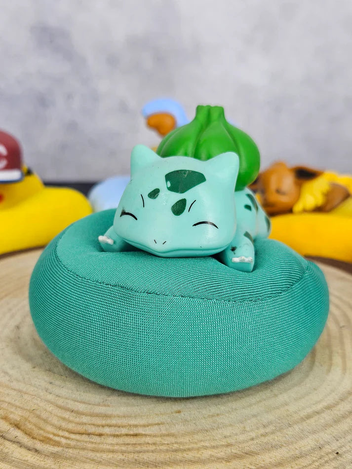 Pokemon Sleeping Figure Set - Set of 6 Collectible Miniatures