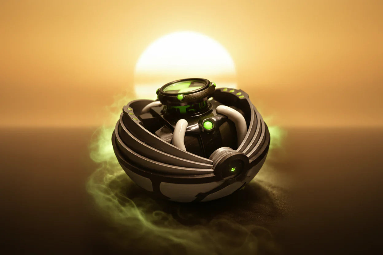 Ben 10 Classic Omnitrix Display Pod – Magnetic Retractable Case with Omnitrix For Display
