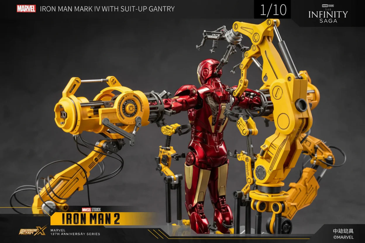 ZD Toys Iron Man MK4 Suit Up Gantry Action Figure - Limited Edition