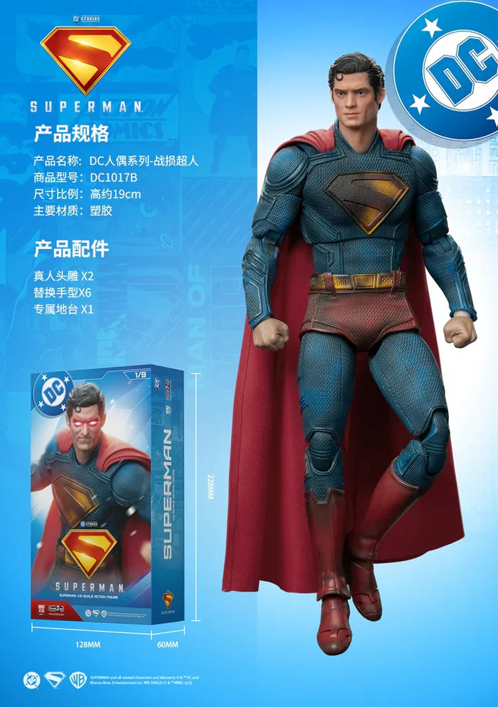 Superman Battle Damage Edition Action Figure Limited Edition