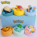 Pokemon Sleeping Figure Set - Set of 6 Collectible Miniatures