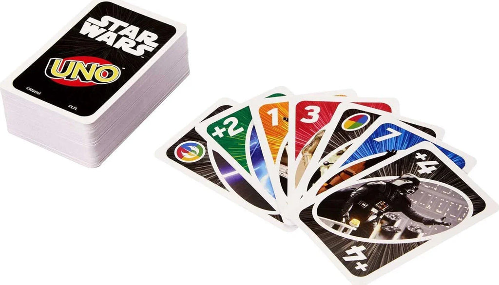 UNO Star Wars Matching Card Game Pack of 3