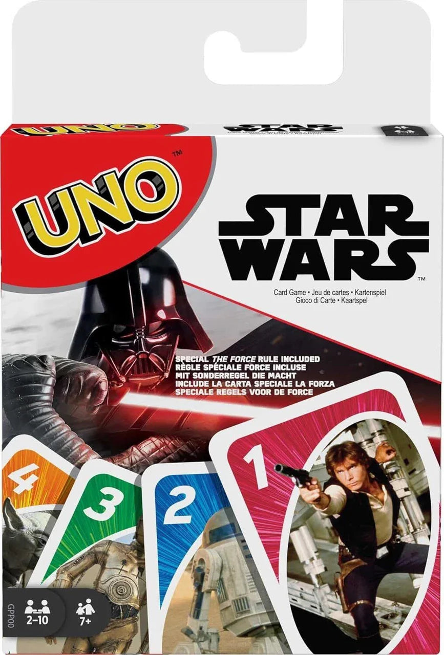 UNO Star Wars Matching Card Game Pack of 3