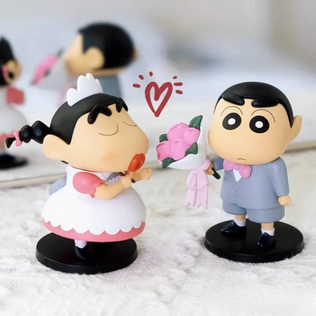 Shinchan Purpose Stylish Mini Figure Set of 6