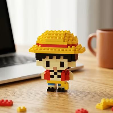 Mini Building Monkey D Luffy Mini Brick Toy Set For Kids 14+ (Limited Edition)