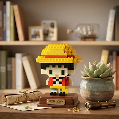 Mini Building Monkey D Luffy Mini Brick Toy Set For Kids 14+ (Limited Edition)