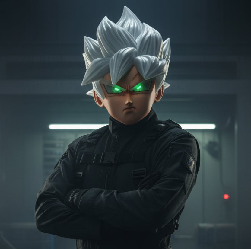 Wukong Dragon Ball Z Glowing Mask with Light Effects by Tibs Studio – Premium Collector Edition