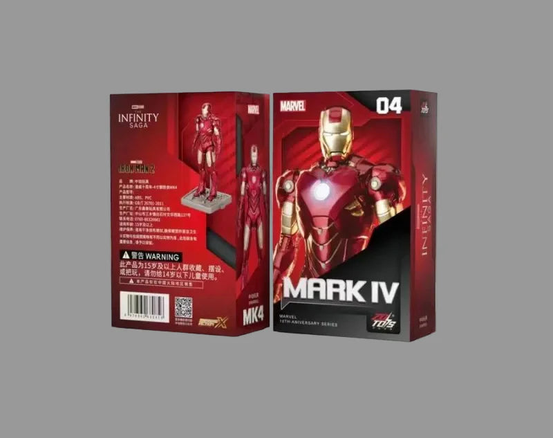 ZD Toys Iron Man Mark 4 Base Version with Hall of Armor Action Figure (Limited Edition)