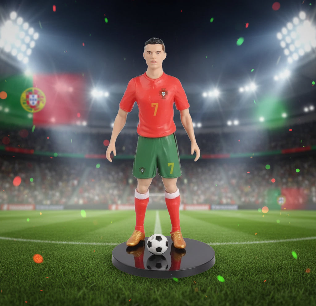 Ronaldo with Football Action Figure 20Cm