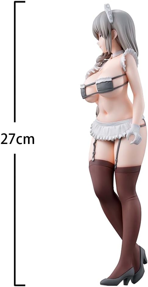 Uzaki Tsuki Figure Original Figures Anime Girl Uzaki Tsuki Action Figure Illustration Girl Maid Figurine Statue