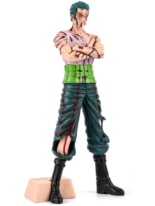 One Piece Roronoa Zoro “Nothing Happened” Action Figure Moss Head Anime Collectible Statue (29 cm)