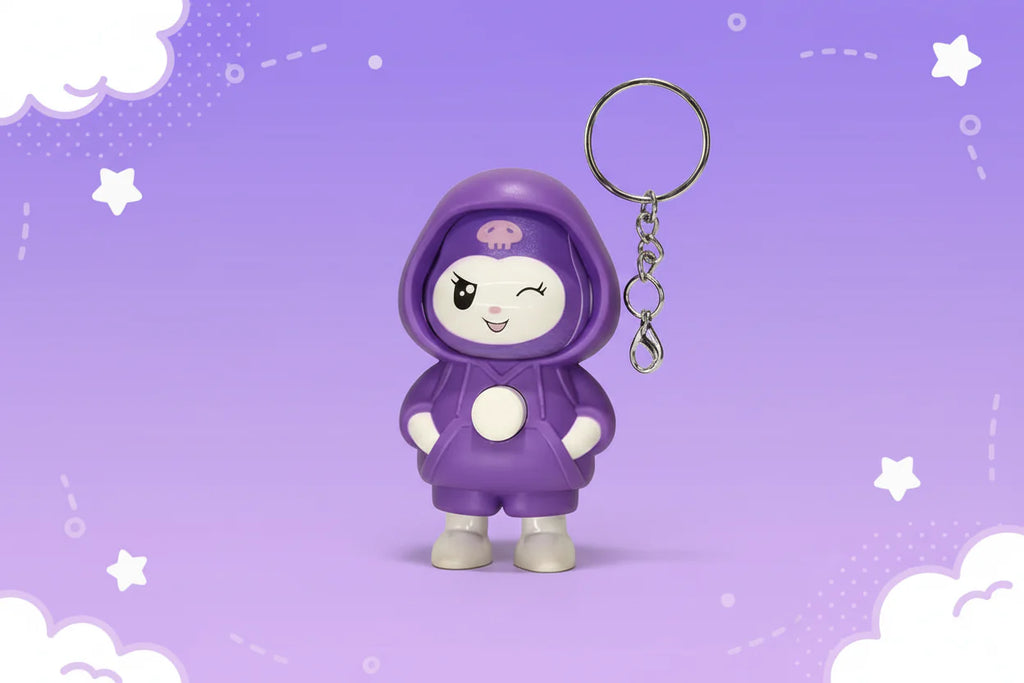 Kuromi Doll Face Changing Keychain Pack of 3 ( limited edition )