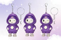 Kuromi Doll Face Changing Keychain Pack of 3 ( limited edition )
