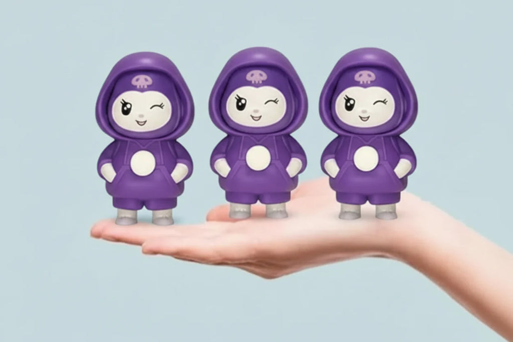 Kuromi Doll Face Changing Keychain Pack of 3 ( limited edition )