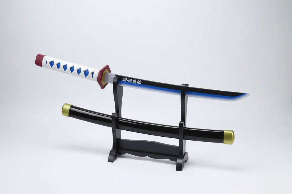 Giyu Tomioka Wooden Katana 42cm with stand (Demon Slayer)