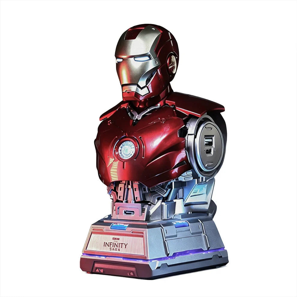 Iron Man MK3 Bust (Mecha Theme) 65W Charging Station Charger 5 Port Fast Charging Stand