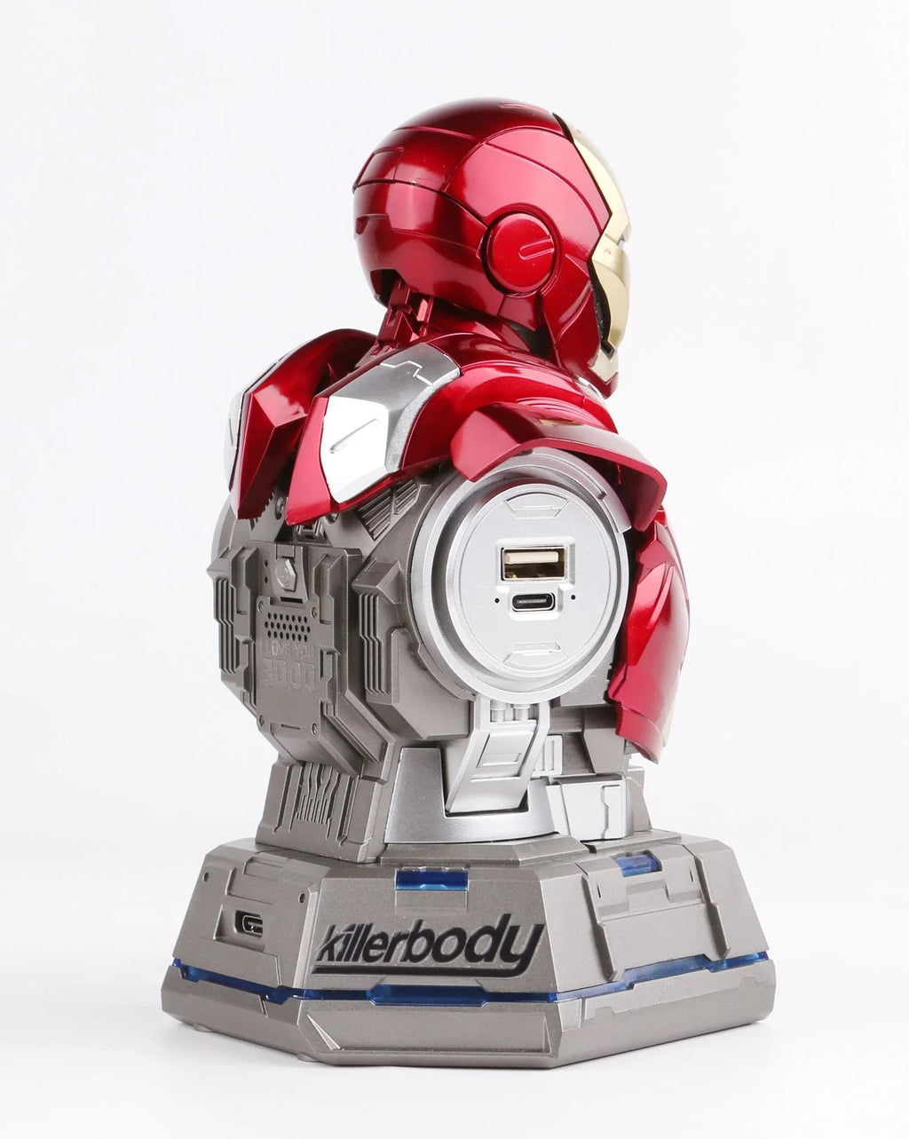 Iron Man MK3 Bust (Mecha Theme) 65W Charging Station Charger 5 Port Fast Charging Stand