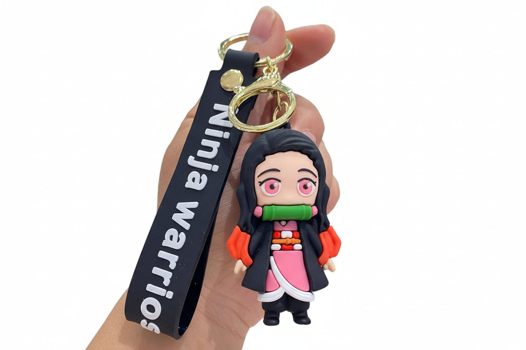 Demon Slayer Nezuko B Anime 3D Keychain Pack of 2