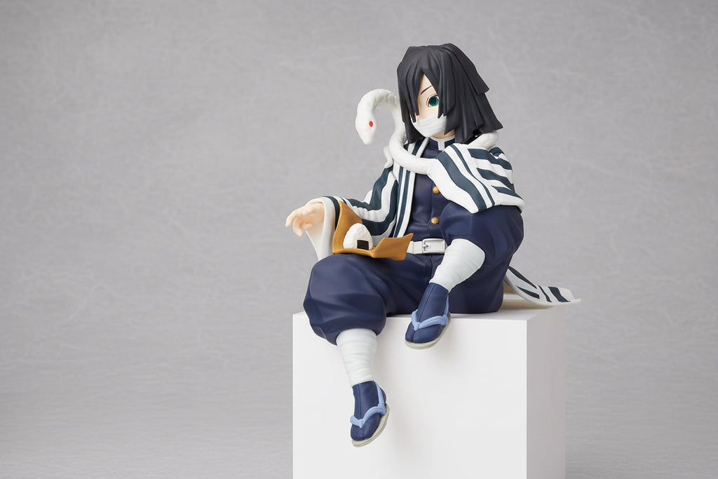 Demon Slayer Obanai Iguro Perching Sitting Action Figure 15cm