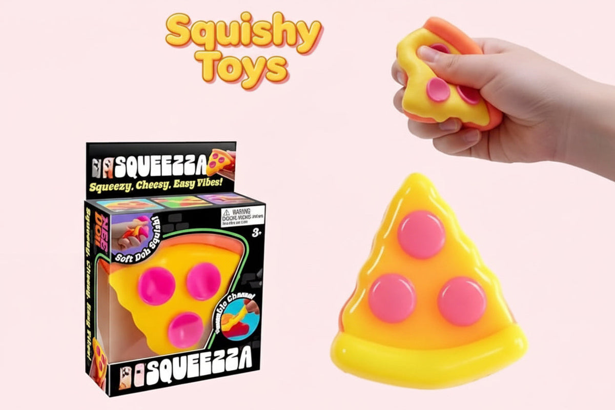 Pizza Slice Squishy Toy Slow Rising Soft Squeeze Stress Relief Sensory Fidget Toy