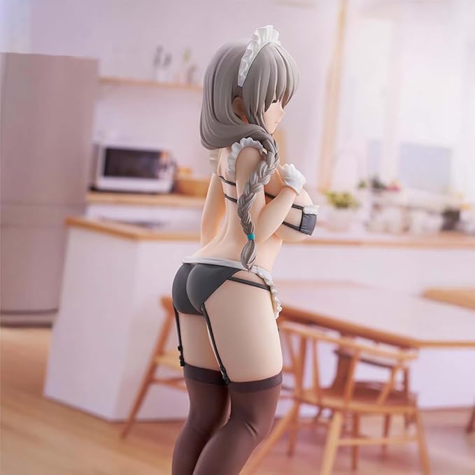 Uzaki Tsuki Figure Original Figures Anime Girl Uzaki Tsuki Action Figure Illustration Girl Maid Figurine Statue