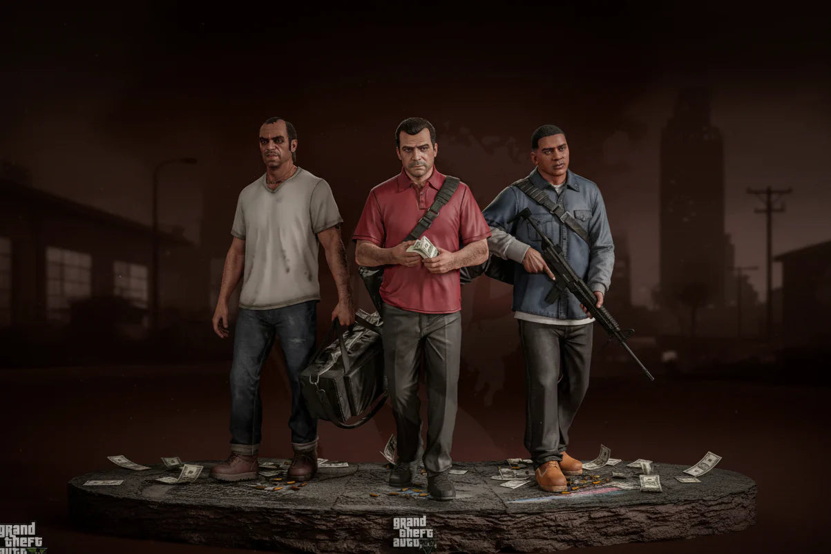 Grand Theft Auto V – 1/6 Scale Resin Statue by Tibs 3D Studio – Premium Collector Edition