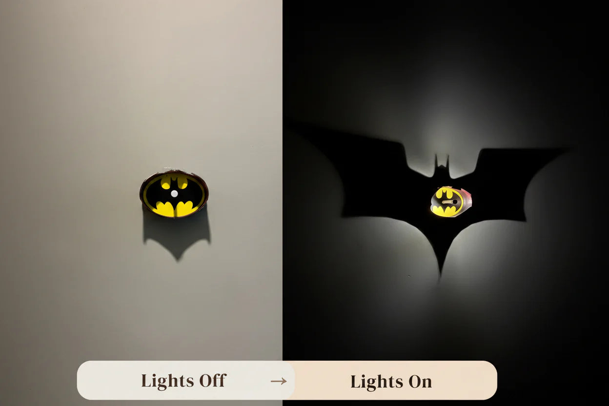 3D Anime Shadow Wall Lamp, 3D LED Illusion Night Light, USB Powered,Touch Control