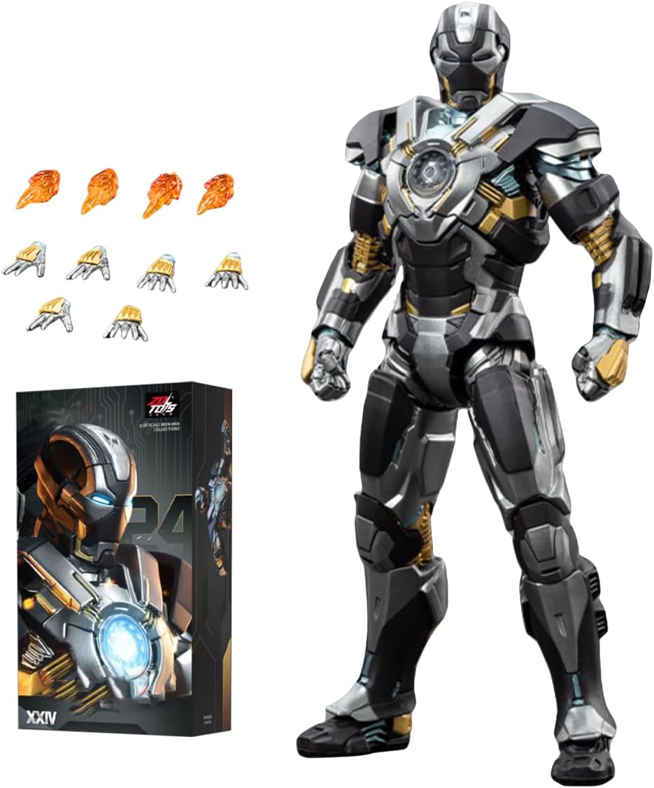 ZD Toys Non-Luminous Iron Man MK24 Action Figure (Limited Edition)