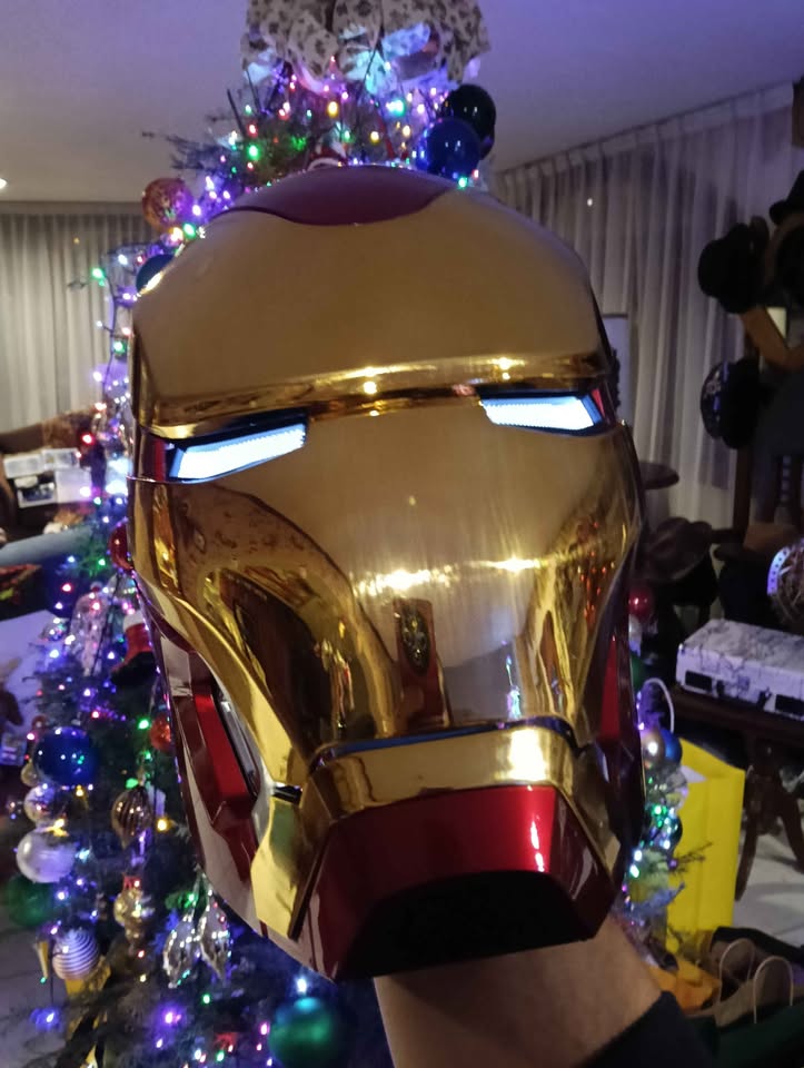 Mk50 Iron Man Party Mask Voice Control Deformation Electric Iron Man Mask Helmet (Limited Edition)