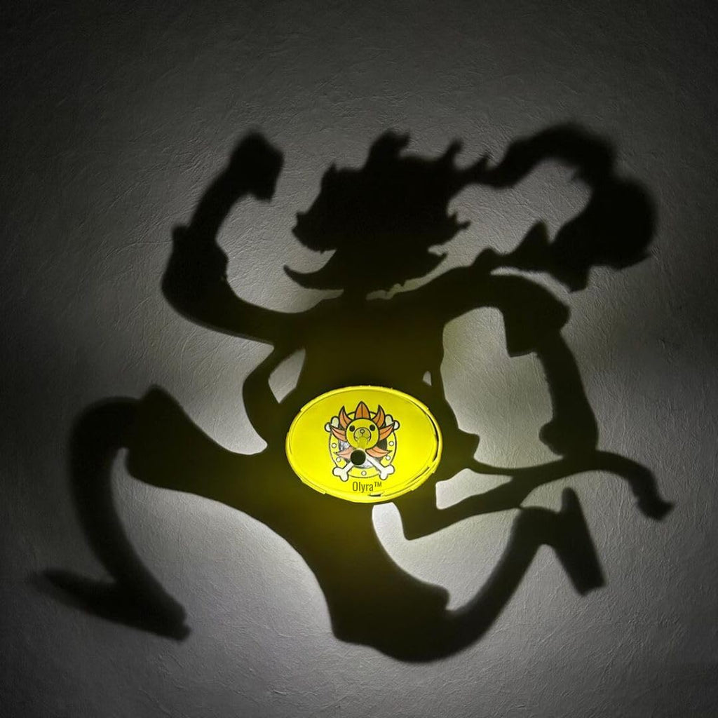 3D Anime Shadow Wall Lamp, 3D LED Illusion Night Light, USB Powered,Touch Control