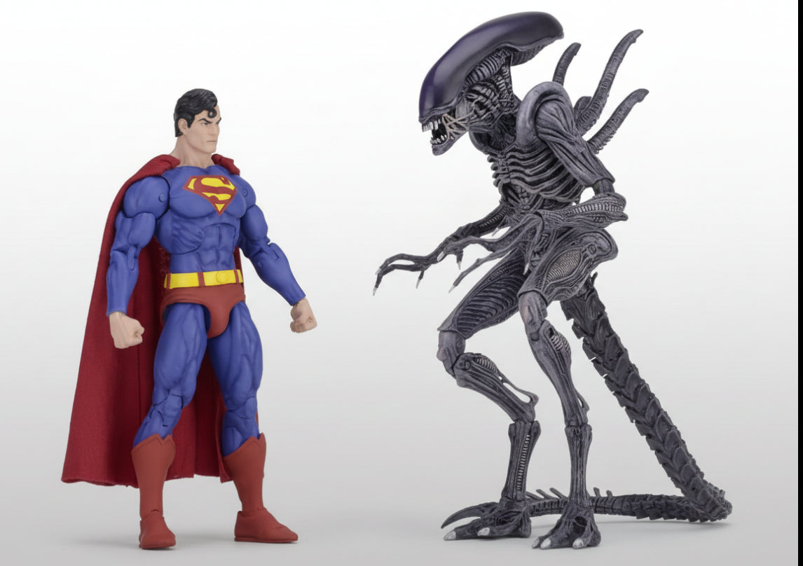 Dark Horse Superman and Alien 2 Pack Action Figure