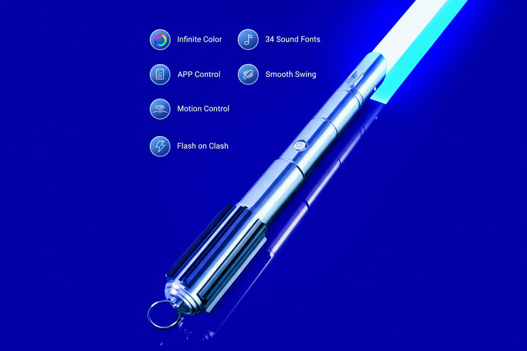 Dueling Star Wars Xenopixel Light Saber Best Heavy Dueling Light Saber XRGB3.0 Xenopixel V3 Long Hilt 34CM