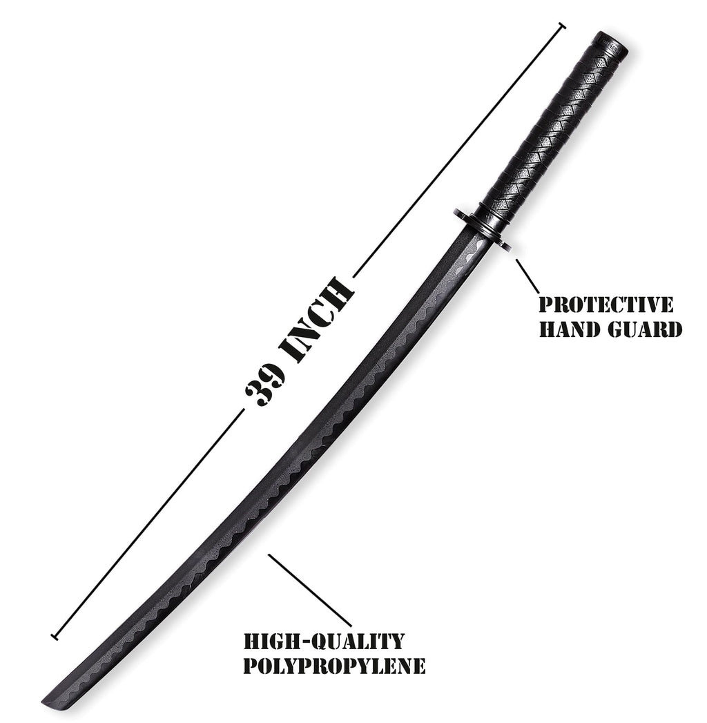 Katana Practice Sword, Polypropylene (Plastic), Bokken, 39 Inches (Without seath/Cover)