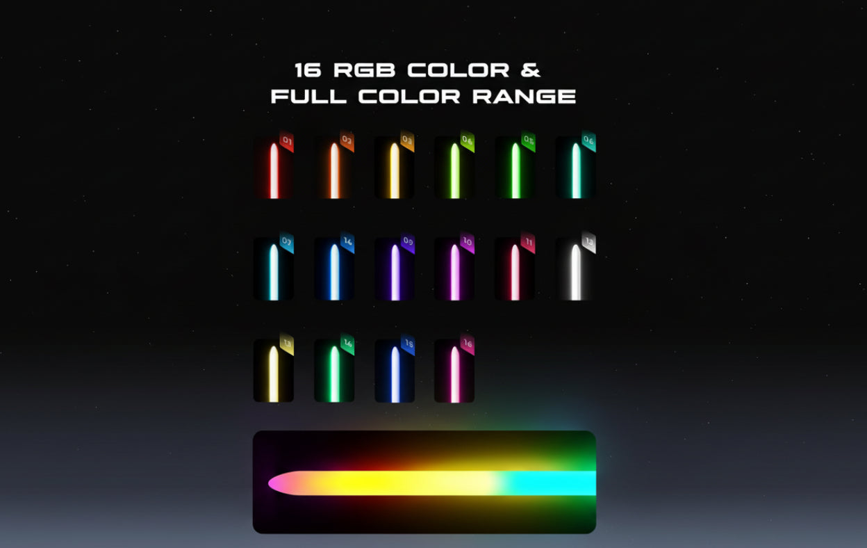 Dueling Xenopixel Light Saber, Xenopixel 3.0 Sensitive Motion Control Smooth Swing Heavy Duty Saber with 16GB SD Card 34 Sound Fonts Infinite Color Change for Adults Cosplay Gifts
