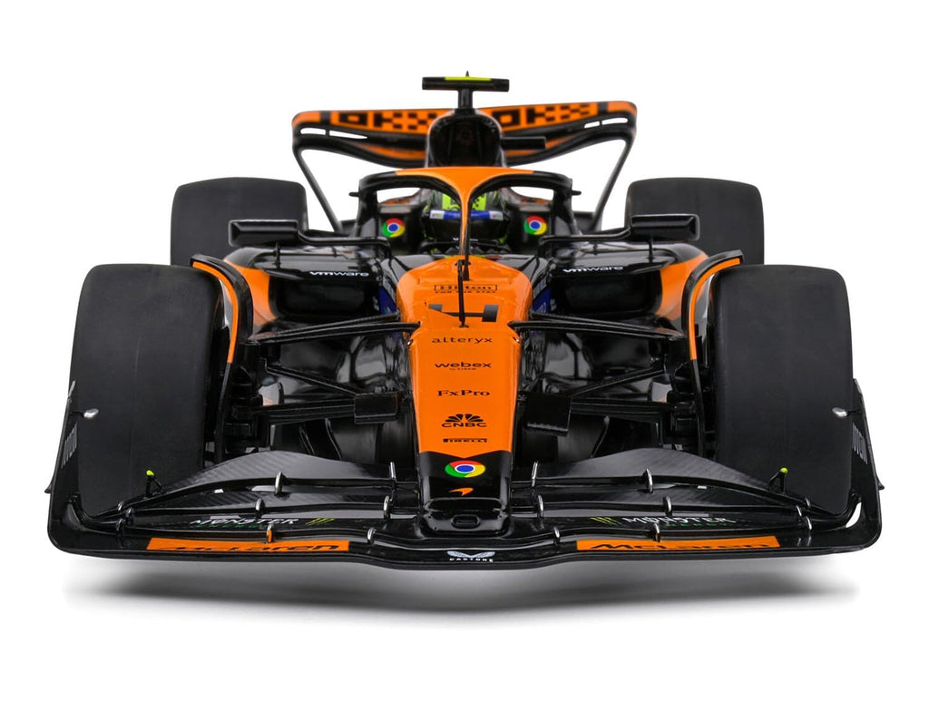 F1 Lando Norris Miami Grand Prix Racing Car McLaren MCL38 Miami Grand Prix Collection #4 1:43 Diecast