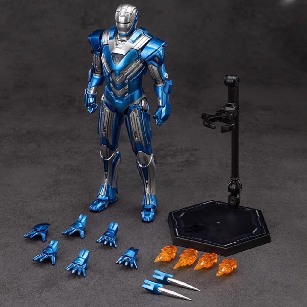 ZD Toys Iron Man MK30 Blue Steel Action Figure (Limited Edition)
