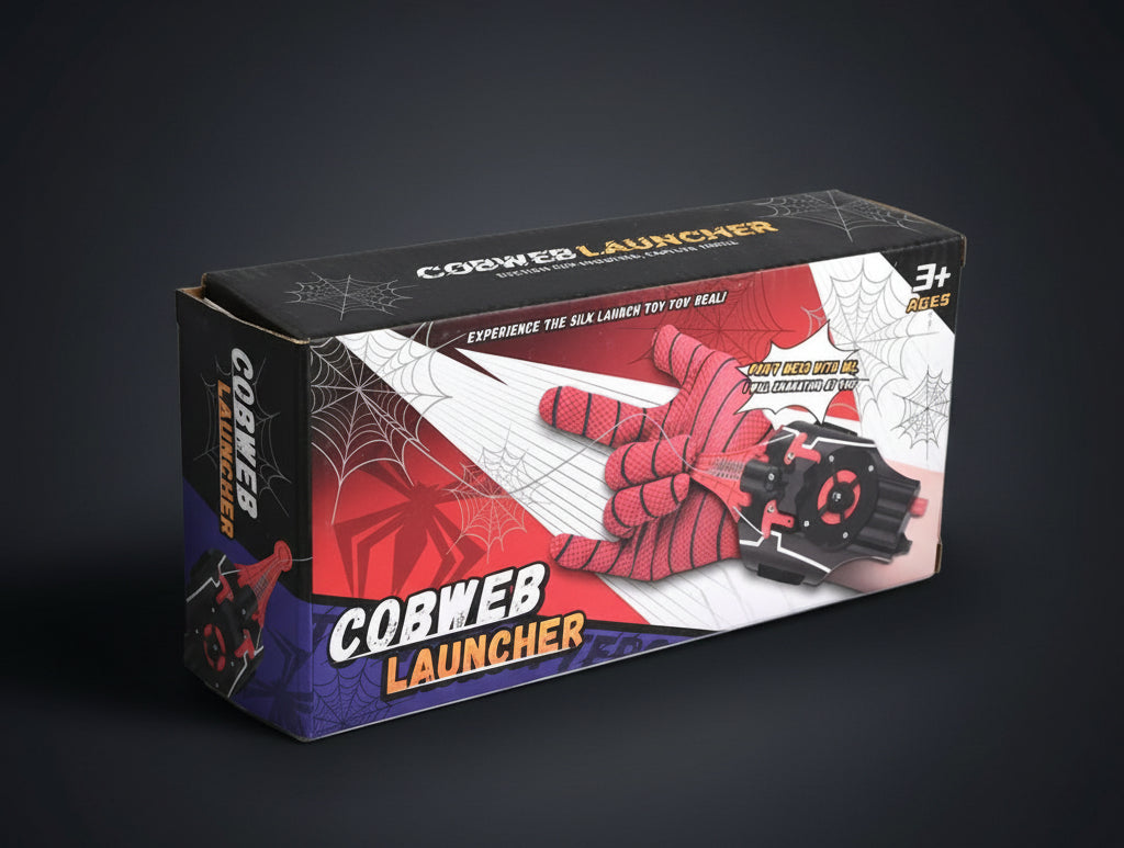 Spiderman Web Shooter Launcher Wrist Toy with Glove